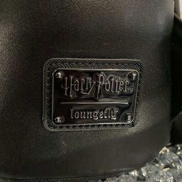 New loungefly Harry Potter demeanors glow in the dark mini book bag backpack - Picture 14 of 15